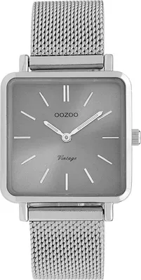 Produktbild von Oozoo Damen Metallarmband Uhr Vintage Series silber Analog Quarzuhr UOC9842A