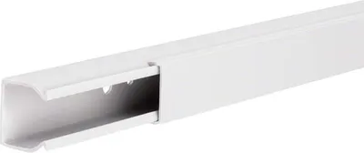 Immagine prodotto di 2 metri di percorso cavo LF 25x25mm fw - Conduttore 25x25mm RAL9016 LF2502509016