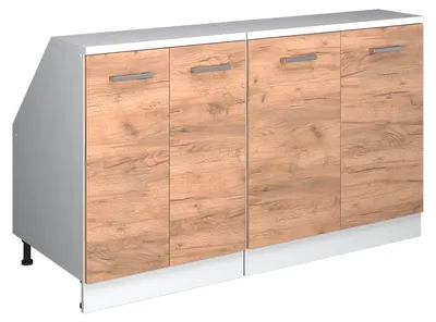 Zdjęcie produktu dla Zestaw szafek na dach skośny Vicco Rion Złoty dąb energetyczny 140 cm Zestaw 2 korpusów szafy głębokość 60 cm, Model 60413