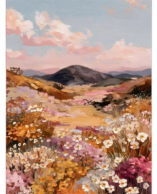 Immagine prodotto di Kit per dipingere per adulti, 40x50 cm, paesaggio, mare di fiori, fai da te