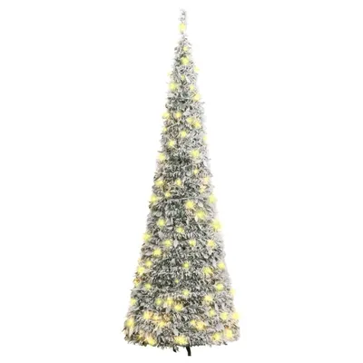 Immagine prodotto di Albero di Natale Artificiale Pop-up Neve Fioccata 50 LED 120 cm