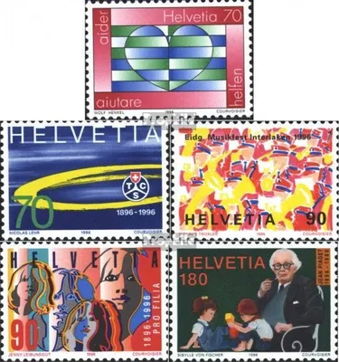 Produktbild von Briefmarken Schweiz 1996 Mi 1571-1575 (kompl.Ausgabe) postfrisch Jahresereignisse