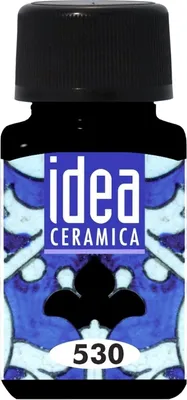 Produktbild von Maimeri Water-Based Cold Idea Farbe für Glas und Porzellan Black 530 60 ml 1 stk
