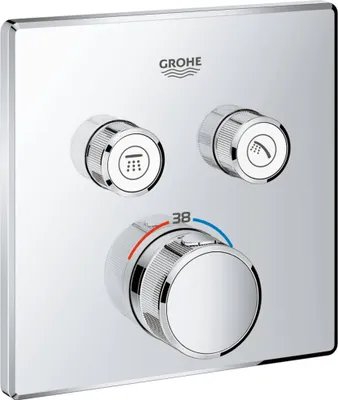 Image de Thermostat Grohe Grohtherm SmartControl, référence 29124, 1 pièce.