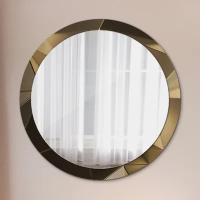 Produktbild von Spiegel - Mirror zum Wandspiegel Schlafzimmer – Schminkspiegel- Modern abstrakt- Ø100cm