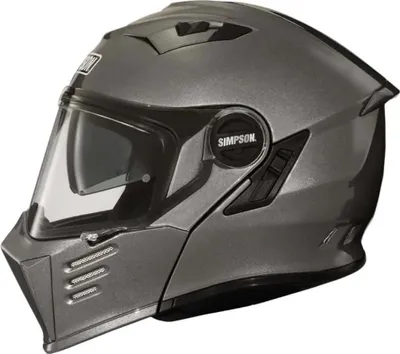 Imagen del producto de Simpson Darksome ECE 22.06, casco modular, color , talla L