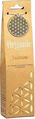 Zdjęcie produktu dla Organic Goodness Jaśminowe kadzidełka + palnik - opakowanie 6 szt. - 72 g