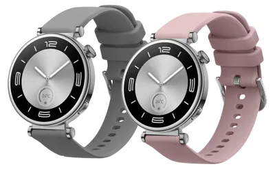 Produktbild von kwmobile 2x Uhrenarmband für Huawei Watch GT5 41mm / GT5 Pro 42mm / Watch GT4 41mm Armband - Fitnesstracker Band Set aus TPU Silikon - Ersatzarmband