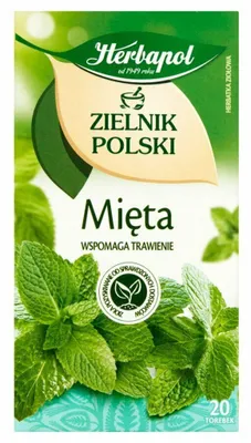 Produktbild von Herbapol '' Zielnik Polski '' Minze Tee 40g