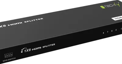 Image de Techly IDATA-HDMI2-4K8HDR Techly HDMI2.0 Splitter 4K 8 Port, HDR, 4K2K 60Hz