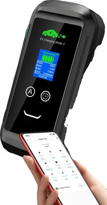 Image de Chargeur portable pour véhicule électrique,intelligente, courant réglable, 22 kW, application Tuya, type 2