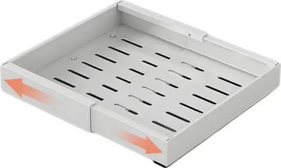 Obrázek produktu pro Organizér do skříně, s nastavitelnou šířkou, snadná instalace, černá barva