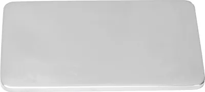 Produktbild von Gegenplatten aus Edelstahl, Ausführung:rechteckig, 80x45 mm