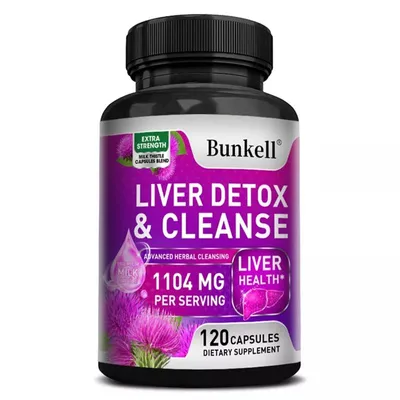 Obrázok produktu pre Detoxikácia a očista pečene 1104 mg (120 kapsúl) Výživový doplnok, Pečeň, Zdravie pečene, Detoxikácia, Očistenie