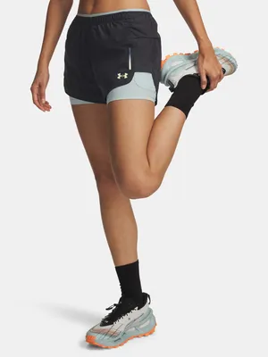 Produktbild von Under Armour Damenshorts W Explor Trail Ultra Lnd Sht-GRY SM