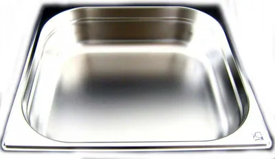 Produktbild von GN 2/3 Gastronormbehälter GN-Behälter Edelstahl  6,5 Liter tief 100mm Gastronorm