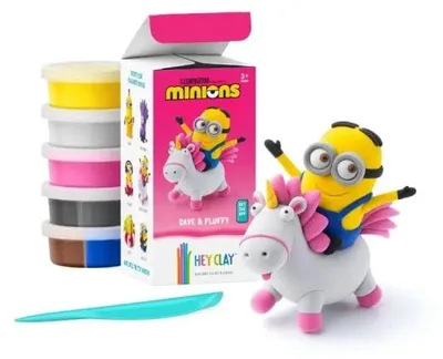 Image de Bonjour Clay,
Minions : Dave et Fluffy avec accessoires - TM Toys