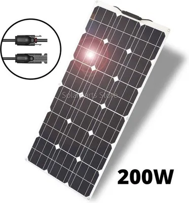 Image de Kit solaire léger pour camping-cars - 200 W - Système solaire pour bateau