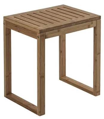 Produktbild von HIMALAYA Hocker/ Badstuhl, 39,5x44,3x29,5cm, Bambus