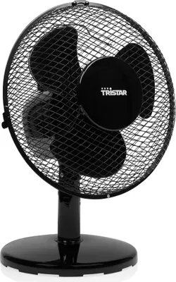 Immagine prodotto di Tristar | Ventilatore da tavolo | VE-5722 | Ventilatore da tavolo | Nero | Diametro 23 cm | Numero di velocità 2 | Oscillazione | 30 W | No