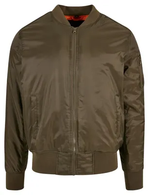 Imagen del producto de Construye tu marca: Chaqueta bomber para hombre TN3549 (4XL) (verde oliva oscuro)