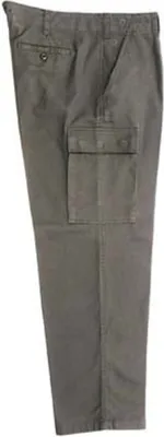 Produktbild von BW Moleskinhose, oliv- stonewashed, mit Seitentaschen - 4