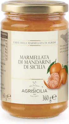Produktbild von Mandarinenmarmelade mit Schale 360g - Agrisicilia