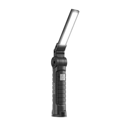 Produktbild von Savio FL-03, LED, 1 Glühbirne(n), Schwarz, Akku, 2 Jahr(e)