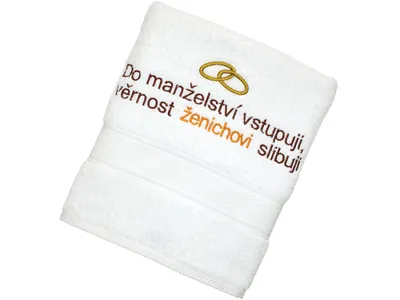 Obrázek produktu pro Osuška pro nevěstu