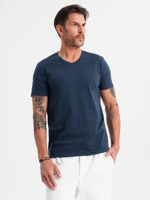 Immagine prodotto di Ombre Clothing T-shirt da uomo a maniche corte Mario navy L