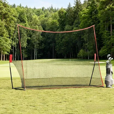 Obrázek produktu pro Přenosná, robustní cvičná síť pro golf, vhodná pro použití v interiéru i exteriéru, odolná síť pro trénink švihu