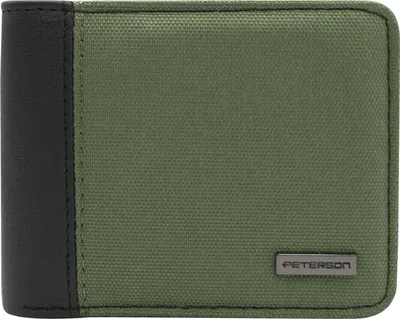 Immagine prodotto di Peterson Portafoglio in pelle da uomo Cayden verde militare Taglia unica