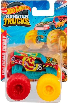 Produktbild von Hot Wheels Monster Trucks Monster Truck im Maßstab 1:70, Spielzeug für Kinder ab 3 Jahren, Monstertruck, 3 Jahr(e), Kunststoff, Gemischte Farben