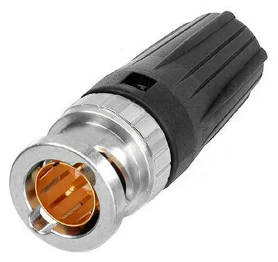 Produktbild von NEUTRIK® BNC HD-SDI Crimp-Kabelstecker, gerade, schwarz