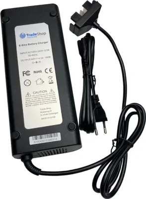 Produktbild von Trade-Shop Netzteil Ladegerät Ladekabel 42V 4A kompatibel mit Bosch Active Line BDU2XX BDU3XX Active Line Plus BDU3XX Cargo Line BDU4XX