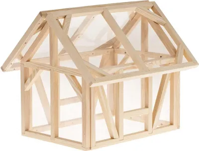 Image de Mini-serre en bois kit 12 J.