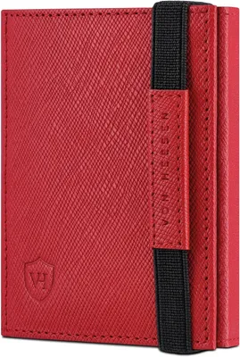 Produktbild von Geldbörse Slim Wallet mit Münzfach & RFID-Schutz Mini Geldbörse Herren & Damen Kartenetui Kreditkartenetui Portmonee Geldbeutel Portemonnaie klein