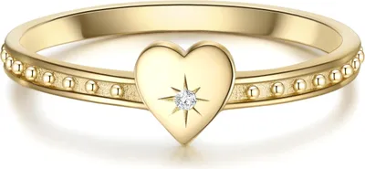 Produktbild von Glanzstücke München Ring Herz Sterling Silber Zirkonia 50080315 60