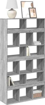 Obrázek produktu pro Maison Exclusive - Knihovna šedá sonoma 100 x 33 x 187,5 cm kompozitní dřevo