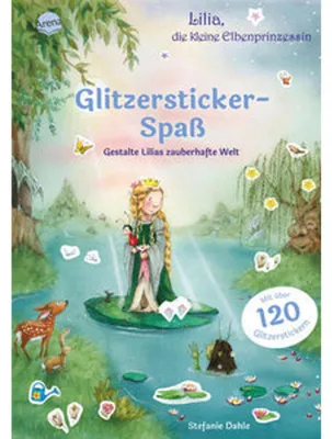 Immagine prodotto di Lilia, die kleine Elbenprinzessin. Glitzersticker-Spaß. Gestalte Lilias zauberhafte Welt