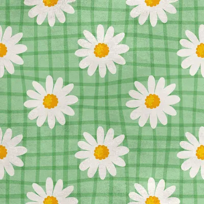 Produktbild von Royal Samt Stoff Polyester Zum Nähen - Motiv Gänseblümchen 2
