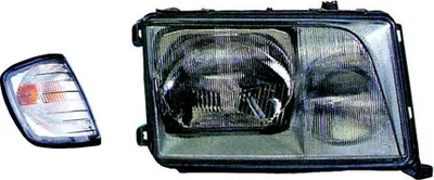 Produktbild von Scheinwerfer passend für Mercedes W124 07/93-06/95 H4 H3 Rechts m. Blinker 1248208659 A1248208659 1248261043 A1248261043 Johns