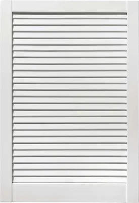 Produktbild von ben+camilla.com geschlossene Lamellentür 71,7x49,4cm weiß PREMIUM LACKIERT Massivholz Kiefer