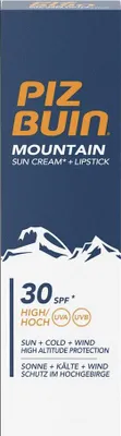 Produktbild von PIZ BUIN Mountain Sonnencreme +  Lippenstift 20ml