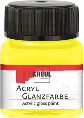 Produktbild von KREUL Acryl Glanzfarbe Gelb 20 ml
