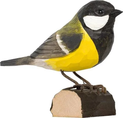 Produktbild von Handgesneden houten Vogelminiaturen - kleine europäische Vogelmodelle