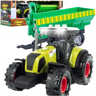 Obrázek produktu pro Traktor QULKI FARM s přívěsem, světly a zvukovými efekty