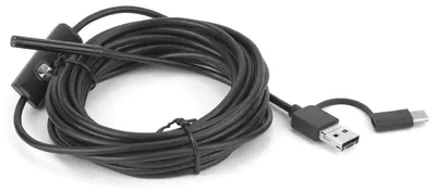 USB-Endoskop 5,5 mm Linse 6 LED 5 m Kabel IP67 HD CMOS