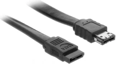 Produktbild von DELOCK Kabel SATA 3 Gb/s Buchse > eSATA Buchse 1 m schwarz