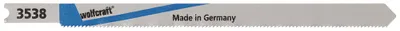Obrázek produktu pro wolfcraft GmbH 3538000, List pro přímočarou pilu, Kov, Neželezité kovy, Trubka, Profil, Ocelový plech (tenký), Vysokorychlostní ocel (HSS), 10,5 cm, 1,2 mm, 3 mm